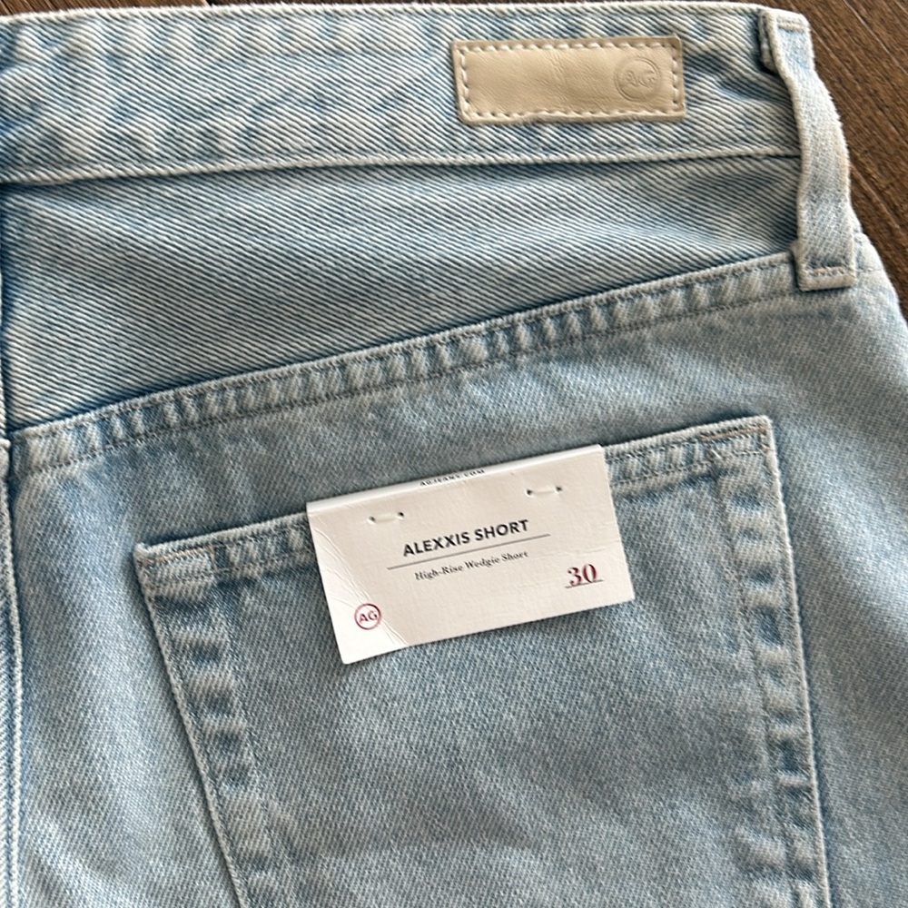 AG Alexxis Denim Shirts - High Rise Wedgie | Size 30 NWT - Picture 3 of 5